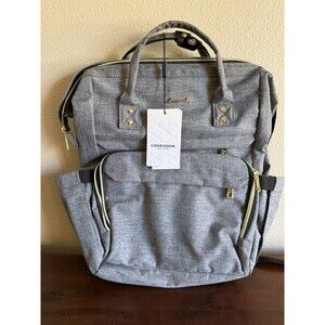 New Lovelook Women’s Laptop School Backpack Grey With Tags